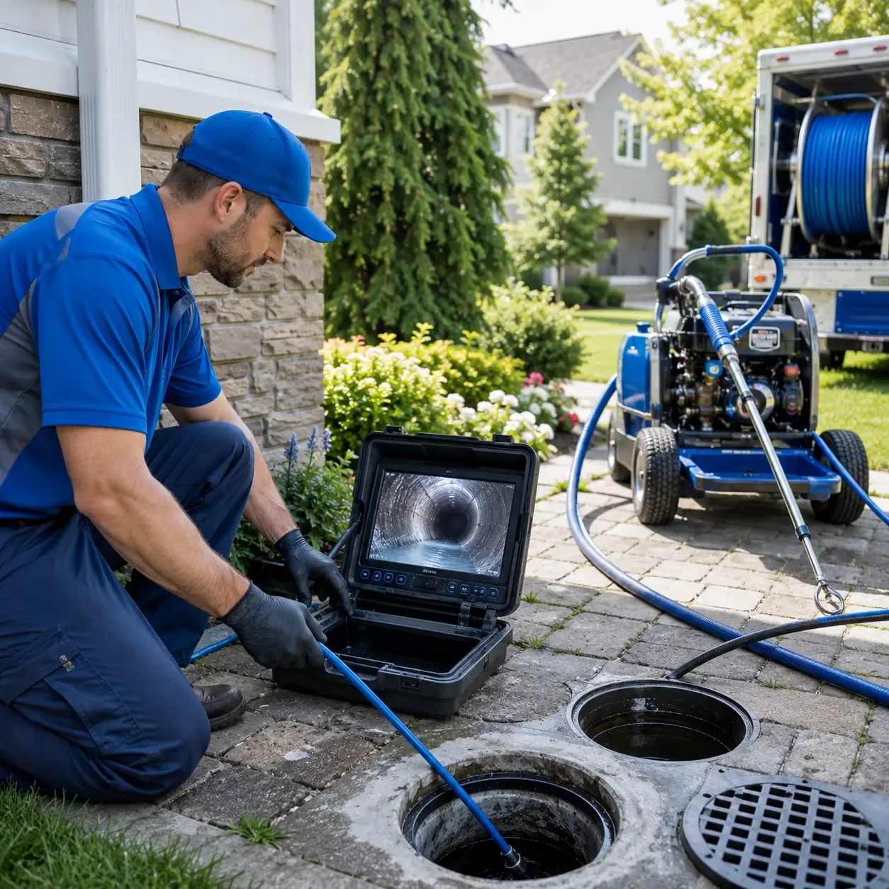 Outdoor drain cleaning professionals serving Glen Echo, MD